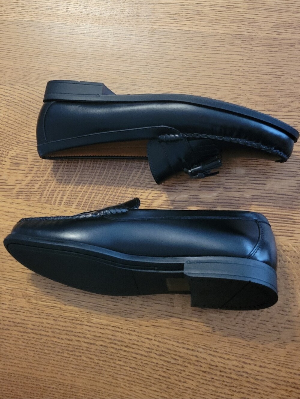 J. Crew Camden Kiltie Tassel Loafers with rubber soles - black - Picture 11 of 14